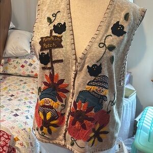 Oatmeal colored size xl-2X fall weather vest in great condition